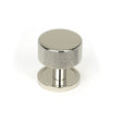 From The Anvil Cabinet Hardware Polished Nickel / Cabinet Knobs / 32mm Dia. From The Anvil - Polished Nickel Brompton Cabinet Knob - 32mm (Plain)