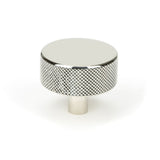 From The Anvil Cabinet Hardware Polished Nickel / Cabinet Knobs / 38mm Dia. From The Anvil - Polished Nickel Brompton Cabinet Knob - 38mm (No rose)