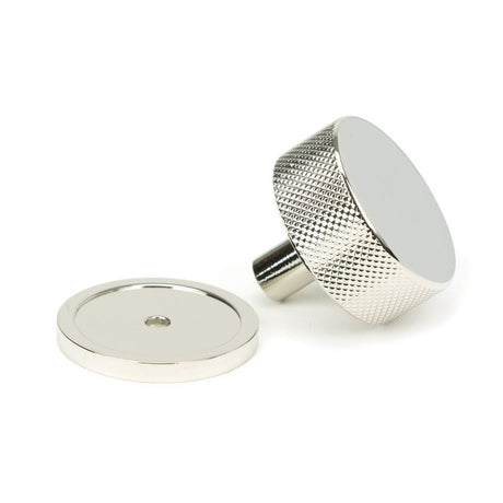 From The Anvil Cabinet Hardware Polished Nickel / Cabinet Knobs / 38mm Dia. From The Anvil - Polished Nickel Brompton Cabinet Knob - 38mm (Plain)