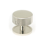 From The Anvil Cabinet Hardware Polished Nickel / Cabinet Knobs / 38mm Dia. From The Anvil - Polished Nickel Brompton Cabinet Knob - 38mm (Plain)