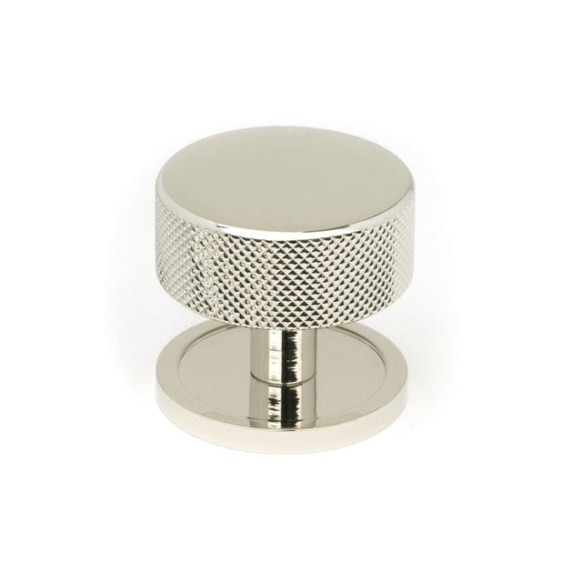 From The Anvil Cabinet Hardware Polished Nickel / Cabinet Knobs / 38mm Dia. From The Anvil - Polished Nickel Brompton Cabinet Knob - 38mm (Plain)