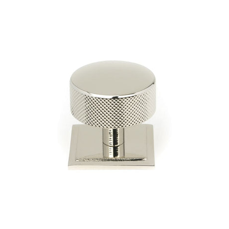 From The Anvil Cabinet Hardware Polished Nickel / Cabinet Knobs / 38mm Dia. From The Anvil - Polished Nickel Brompton Cabinet Knob - 38mm (Square)