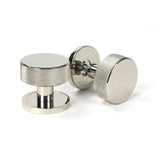 From The Anvil Door Furniture Polished Nickel / Mortice/Rim Knobs From The Anvil - Polished Nickel Brompton Mortice/Rim Knob Set (Plain)