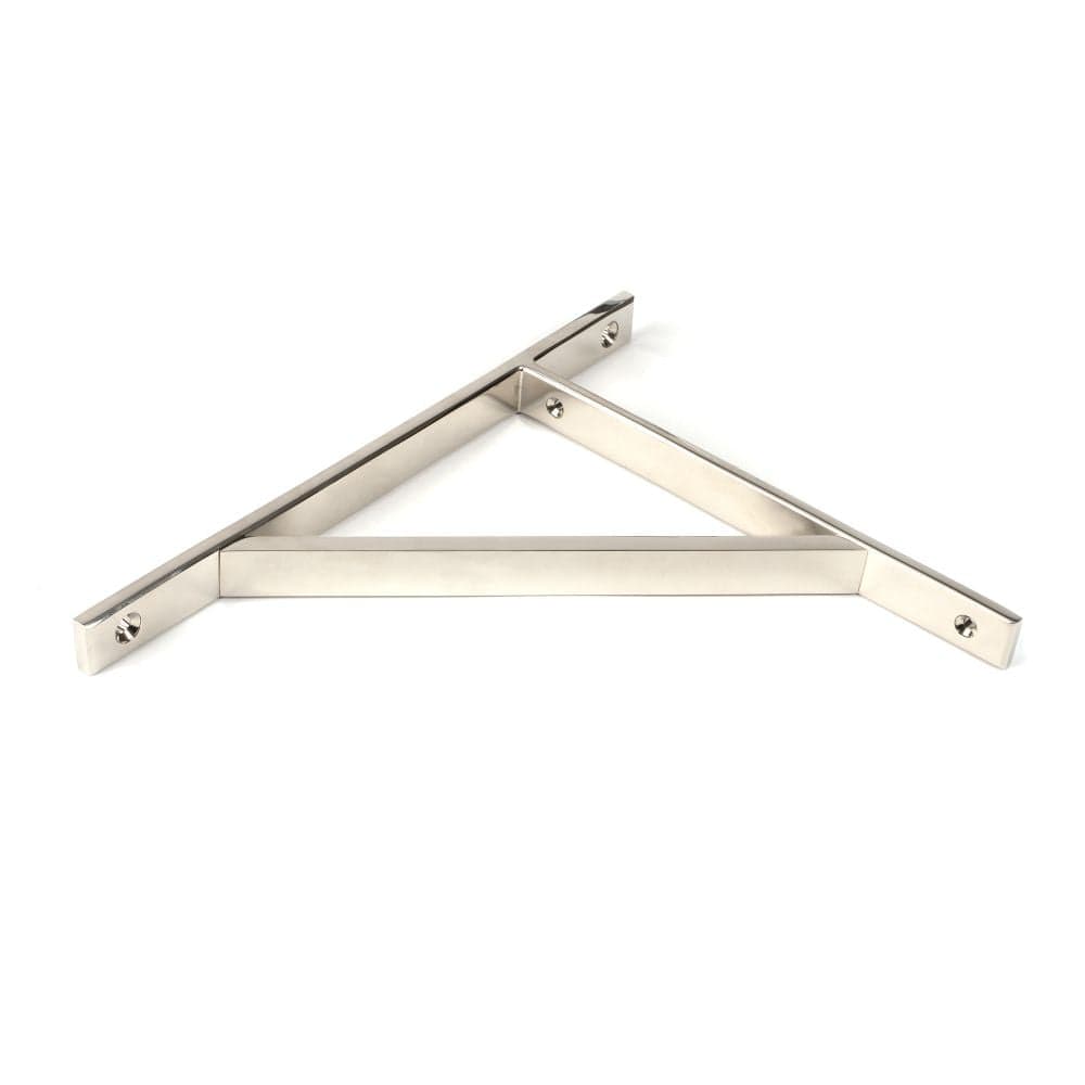From The Anvil Accessories Polished Nickel / Shelf Brackets / 260 x 200mm From The Anvil - Polished Nickel Chalfont Shelf Bracket (260mm x 200mm)