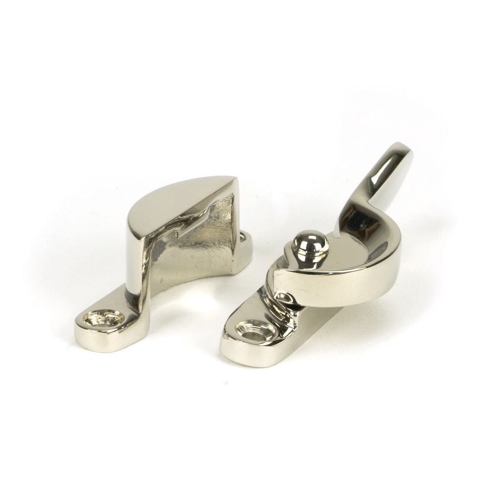 From The Anvil Window Furniture Polished Nickel / Sash Window Fitch Fasteners / Yes From The Anvil - Polished Nickel Fitch Fastener