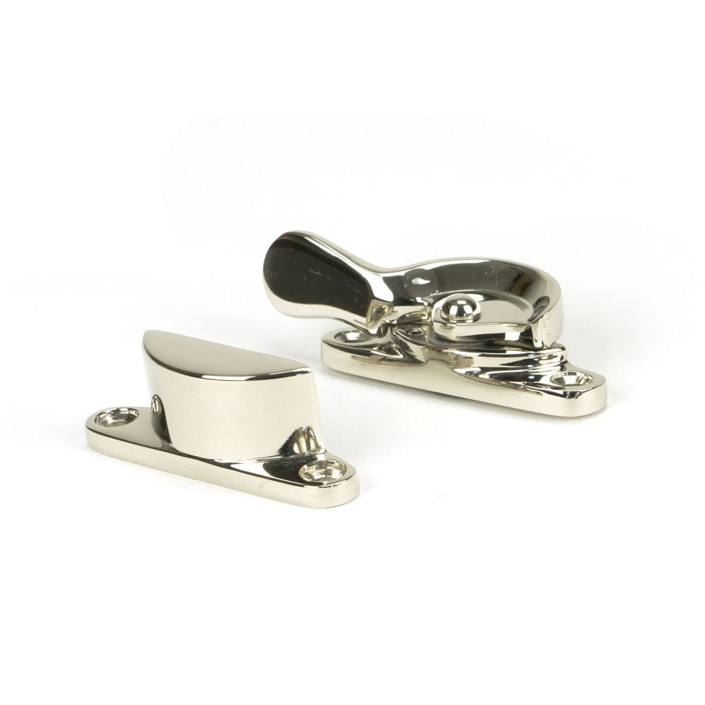 From The Anvil Window Furniture Polished Nickel / Sash Window Fitch Fasteners / Yes From The Anvil - Polished Nickel Fitch Fastener