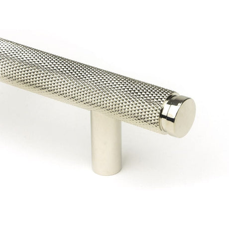 From The Anvil Cabinet Hardware Polished Nickel / Cabinet Pull Handles / Large From The Anvil - Polished Nickel Full Brompton Pull Handle - Large