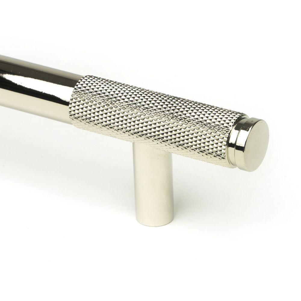 From The Anvil Cabinet Hardware Polished Nickel / Cabinet Pull Handles / Large From The Anvil - Polished Nickel Half Brompton Pull Handle - Large