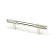 From The Anvil Cabinet Hardware Polished Nickel / Cabinet Pull Handles / Small From The Anvil - Polished Nickel Half Brompton Pull Handle - Small