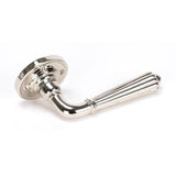 From The Anvil Door Furniture Polished Nickel / Round Rose From The Anvil - Polished Nickel Hinton Lever on Rose Set