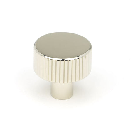 From The Anvil Cabinet Hardware Polished Nickel / Cabinet Knobs / 25mm Dia. From The Anvil - Polished Nickel Judd Cabinet Knob - 25mm (No rose)