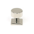 From The Anvil Cabinet Hardware Polished Nickel / Cabinet Knobs / 25mm Dia. From The Anvil - Polished Nickel Judd Cabinet Knob - 25mm (Square)