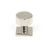 From The Anvil Cabinet Hardware Polished Nickel / Cabinet Knobs / 25mm Dia. From The Anvil - Polished Nickel Judd Cabinet Knob - 25mm (Square)