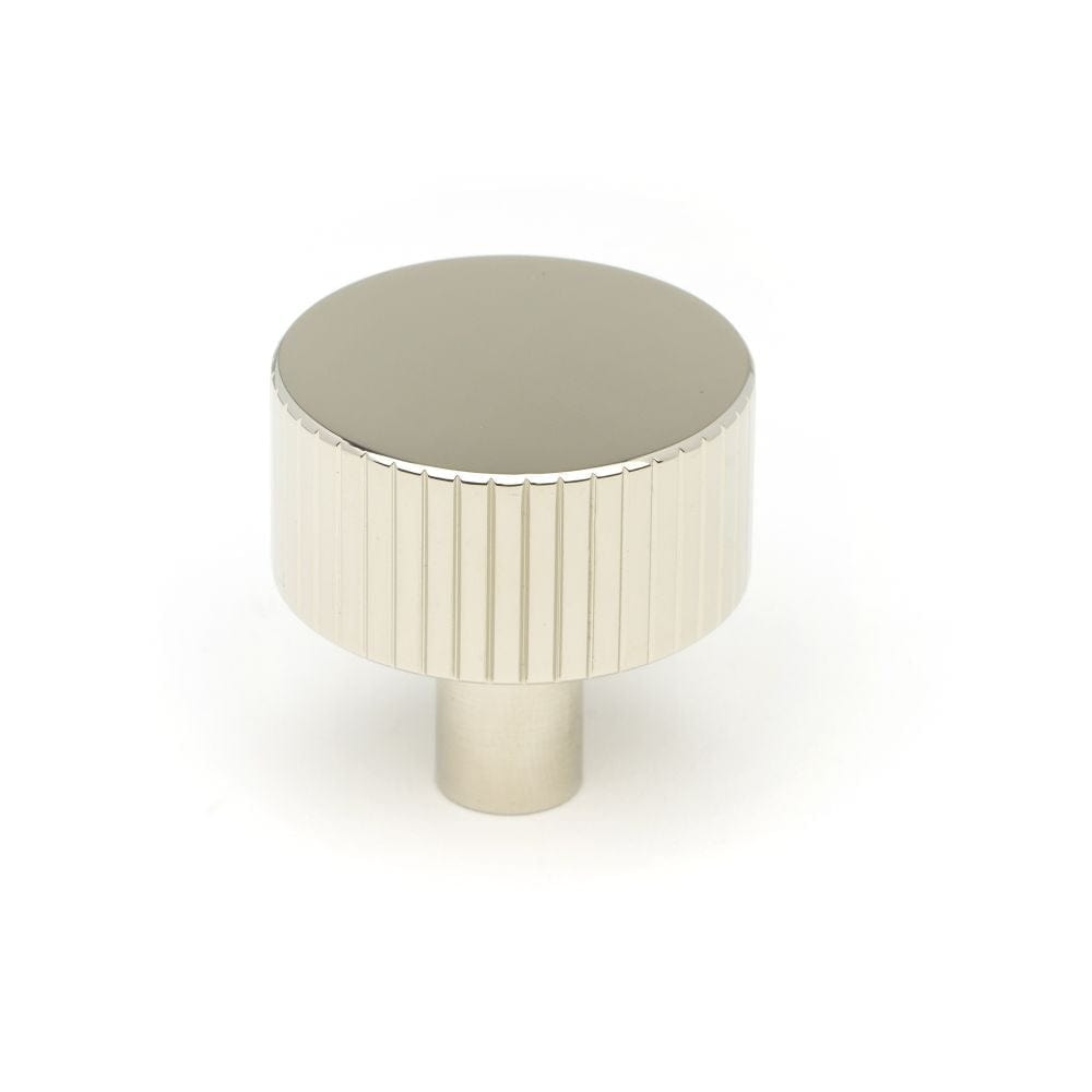 From The Anvil Cabinet Hardware Polished Nickel / Cabinet Knobs / 32mm Dia. From The Anvil - Polished Nickel Judd Cabinet Knob - 32mm (No rose)