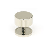 From The Anvil Cabinet Hardware Polished Nickel / Cabinet Knobs / 32mm Dia. From The Anvil - Polished Nickel Judd Cabinet Knob - 32mm (Plain)