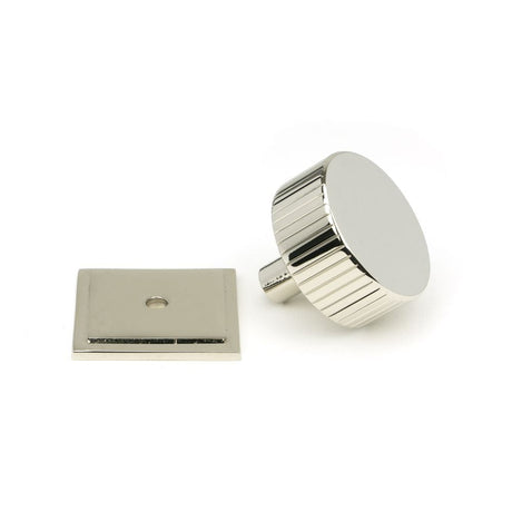From The Anvil Cabinet Hardware Polished Nickel / Cabinet Knobs / 38mm Dia. From The Anvil - Polished Nickel Judd Cabinet Knob - 38mm (Square)