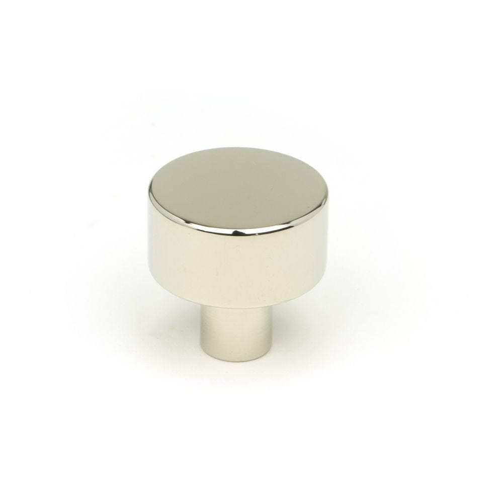 From The Anvil Cabinet Hardware Polished Nickel / Cabinet Knobs / 25mm Dia. From The Anvil - Polished Nickel Kelso Cabinet Knob - 25mm (No Rose)