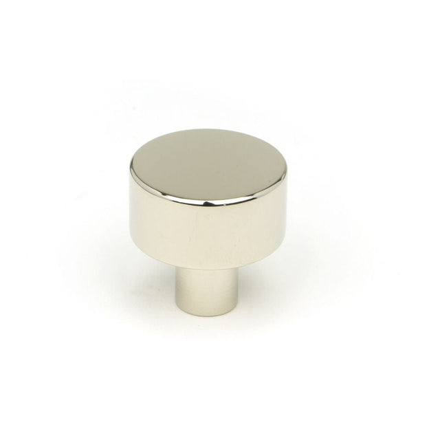 From The Anvil Cabinet Hardware Polished Nickel / Cabinet Knobs / 25mm Dia. From The Anvil - Polished Nickel Kelso Cabinet Knob - 25mm (No Rose)