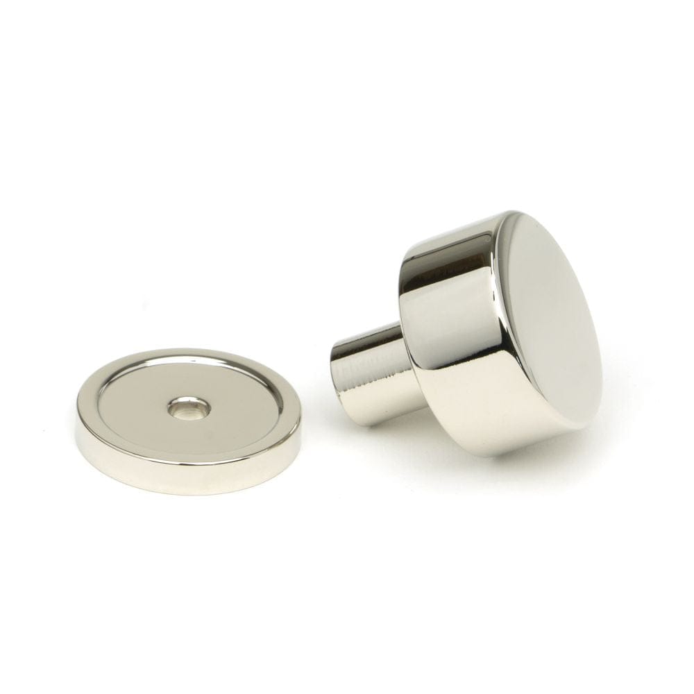 From The Anvil Cabinet Hardware Polished Nickel / Cabinet Knobs / 25mm Dia. From The Anvil - Polished Nickel Kelso Cabinet Knob - 25mm (Plain)