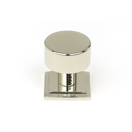 From The Anvil Cabinet Hardware Polished Nickel / Cabinet Knobs / 25mm Dia. From The Anvil - Polished Nickel Kelso Cabinet Knob - 25mm (Square)
