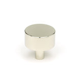 From The Anvil Cabinet Hardware Polished Nickel / Cabinet Knobs / 32mm Dia. From The Anvil - Polished Nickel Kelso Cabinet Knob - 32mm (No Rose)