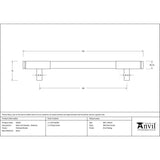 From The Anvil Cabinet Hardware Polished Nickel / Cabinet Pull Handles / Medium From The Anvil - Polished Nickel Kelso Pull Handle - Medium