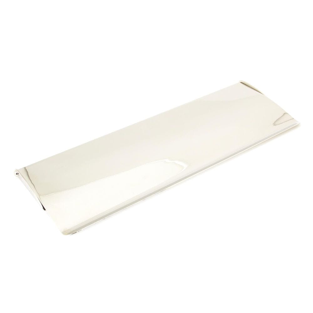 From The Anvil Door Furniture Polished Nickel / Interior Letter Flap / 354 x 130mm From The Anvil - Polished Nickel Large Letter Plate Cover