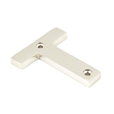 From The Anvil Door Furniture Polished Nickel / Letters / T From The Anvil - Polished Nickel Letter T