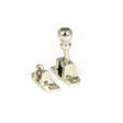 From The Anvil Window Furniture Polished Nickel / Sash Window Brighton Fasteners / Yes From The Anvil - Polished Nickel Mushroom Brighton Fastener (Radiused)
