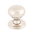 From The Anvil Cabinet Hardware Polished Nickel / Cabinet Knobs / 32mm Dia. From The Anvil - Polished Nickel Mushroom Cabinet Knob 32mm