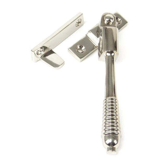 From The Anvil Window Furniture Polished Nickel / Yes / Night Vent From The Anvil - Polished Nickel Night-Vent Locking Reeded Fastener