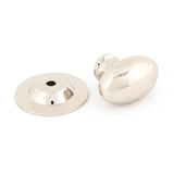 From The Anvil Cabinet Hardware Polished Nickel / Cabinet Knobs / 33mm Dia. From The Anvil - Polished Nickel Oval Cabinet Knob 33mm
