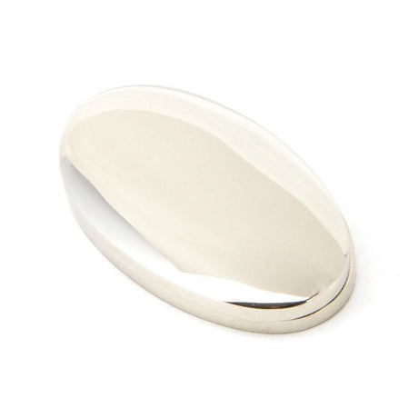 From The Anvil Door Furniture Polished Nickel / Mortice Key Profile Escutcheons From The Anvil - Polished Nickel Oval Escutcheon & Cover