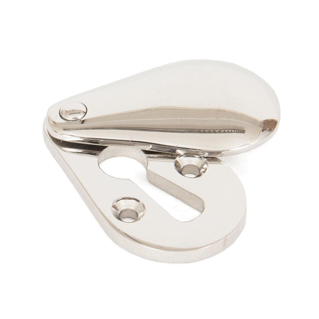 From The Anvil Door Furniture Polished Nickel / Mortice Key Profile Escutcheons From The Anvil - Polished Nickel Plain Escutcheon