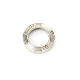 From The Anvil Door Furniture Polished Nickel / Mortice Key Profile Escutcheons From The Anvil - Polished Nickel Round Escutcheon (Beehive)