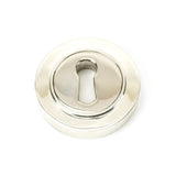From The Anvil Door Furniture Polished Nickel / Mortice Key Profile Escutcheons From The Anvil - Polished Nickel Round Escutcheon (Plain)