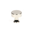 From The Anvil Cabinet Hardware Polished Nickel / Cabinet Knobs / 25mm Dia. From The Anvil - Polished Nickel Scully Cabinet Knob - 25mm