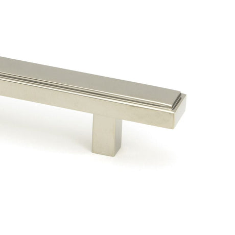 From The Anvil Cabinet Hardware Polished Nickel / Cabinet Pull Handles / Large From The Anvil - Polished Nickel Scully Pull Handle - Large