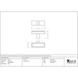 From The Anvil Cabinet Hardware Polished Nickel / Cabinet T-Pulls From The Anvil - Polished Nickel Scully T-Bar