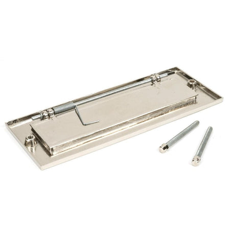 From The Anvil Door Furniture Polished Nickel / Letter Plates / 252 x 96mm From The Anvil - Polished Nickel Small Letter Plate