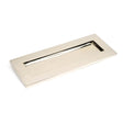 From The Anvil Door Furniture Polished Nickel / Letter Plates / 252 x 96mm From The Anvil - Polished Nickel Small Letter Plate