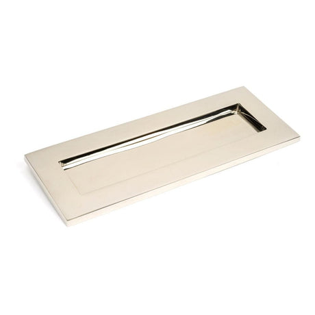 From The Anvil Door Furniture Polished Nickel / Letter Plates / 252 x 96mm From The Anvil - Polished Nickel Small Letter Plate
