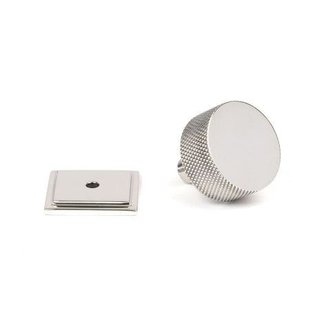 From The Anvil Cabinet Hardware Polished Stainless Steel / Cabinet Knobs / 30mm Dia. From The Anvil - Polished SS (304) Brompton Cabinet Knob - 32mm (Square)
