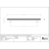 From The Anvil Cabinet Hardware Polished Stainless Steel / Cabinet Pull Handles / Large From The Anvil - Polished SS (304) Full Brompton Pull Handle - Large