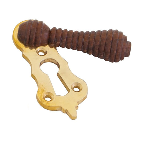 From The Anvil Door Furniture Rosewood / Mortice Key Profile Escutcheons From The Anvil - Rosewood Beehive Escutcheon