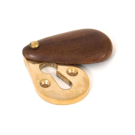 From The Anvil Door Furniture Rosewood / Mortice Key Profile Escutcheons From The Anvil - Rosewood Plain Escutcheon