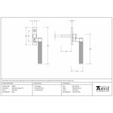 From The Anvil Window Furniture Satin Brass / Right Hand / Yes From The Anvil - Satin Brass Brompton Espag - RH