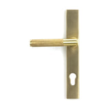 From The Anvil Door Furniture Satin Brass / Multi Point Lock Set / 92mm c/c From The Anvil - Satin Brass Brompton Slimline Lever Espag. Lock Set