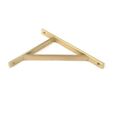 From The Anvil Accessories Satin Brass / Shelf Brackets / 260 x 200mm From The Anvil - Satin Brass Chalfont Shelf Bracket (260mm x 200mm)