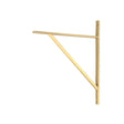 From The Anvil Accessories Satin Brass / Shelf Brackets / 314 x 250mm From The Anvil - Satin Brass Chalfont Shelf Bracket (314mm x 250mm)